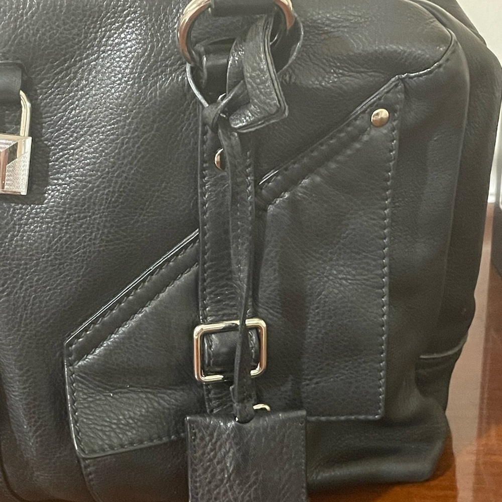 Yves Saint Laurent EUC Sac Lover black Leather Shoulder vintage Handbag ✨ - Picture 6 of 17